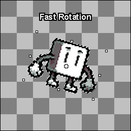 快速旋转 vs 旋转单位（RotSprite）